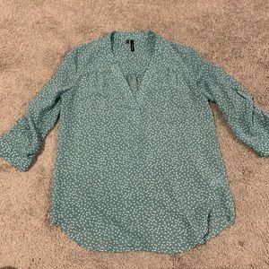 Polka dot blouse